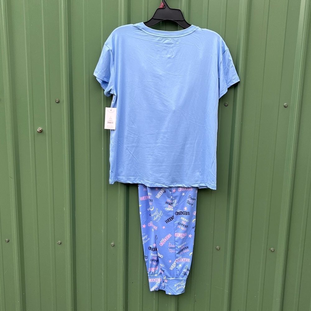 Women’s Ultra Soft Short Sleeve Pajama Lounge Sleep 2, 2-Piece Sets Size S - Picture 7 of 14